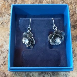Premier Crystal Flower Earrings